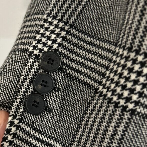 Weekend Max Mara Black and White Double-Breasted Blazer Size M - Picture 4 of 8